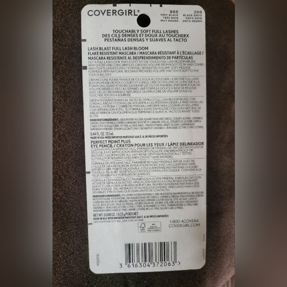 NEW COVERGIRL BLACK MASCARA AND EYE LINER! - Picture 2 of 3